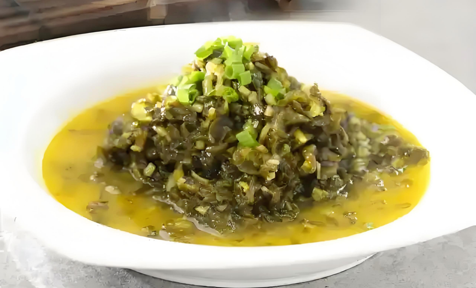 东地皮菜炒肉末的传承与新生麻将胡了春日美味 湖南衡